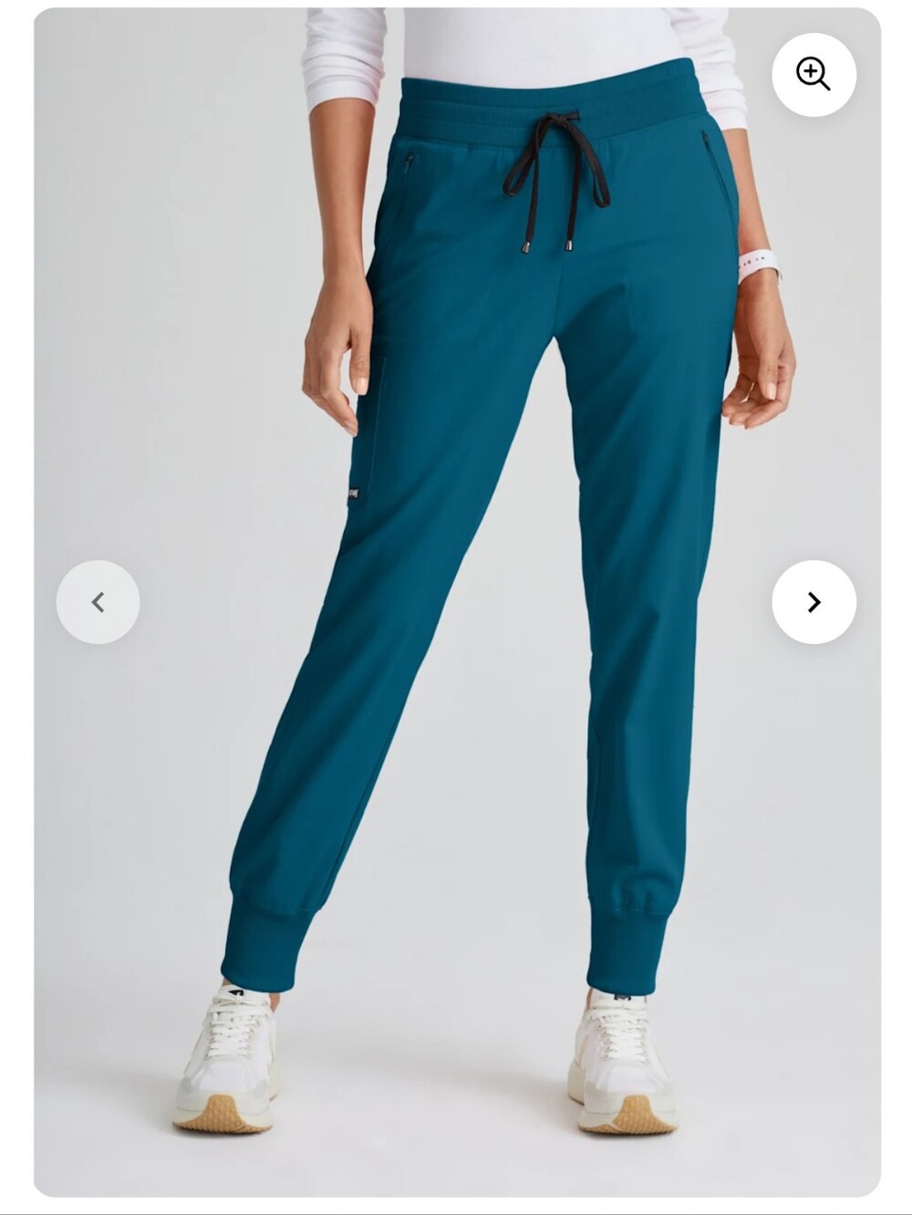 Women's Grey's Anatomy By Barco Bahama Mid-Rise Jogger Scrub Pant | M